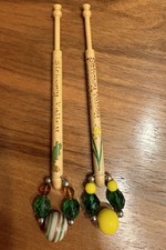 Lace Making Bobbins Pair
