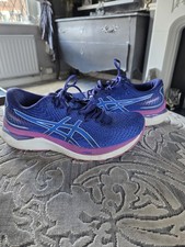 Asics Trainers Womens Size UK 5.5 Gel Cumulus Blue pink Running trainers 