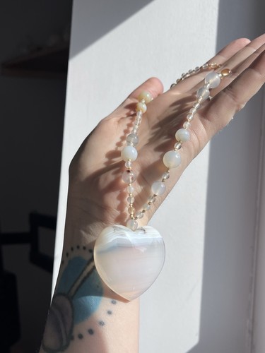 Lola rose heart agate - lola,
