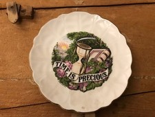 Reli Washbourne 'Time is Precious' decorative 8.5" plate