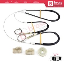 Window Regulator Kit Front Right for VW Polo 3 6N1 6N2 1994-2001 4/5-D 6N4837462