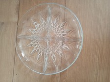 Divided glass dish-4 sections-25cm diameter