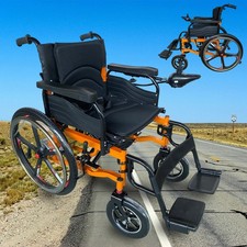 500W Foldable Electric Wheelchair for Adults Senior Power Wheelchair UK Stock
