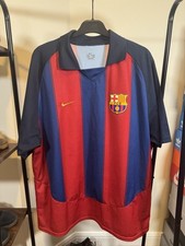 FC Barcelona Home shirt 2003 / 2004 #10 Ronaldinho size XL Nike Genuine