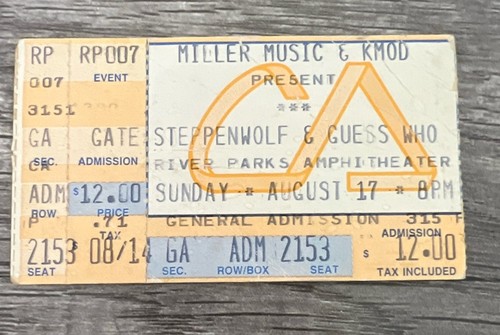 Steppenwolf concert ticket - concert,