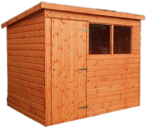 10x8 wooden garden - wooden, shed