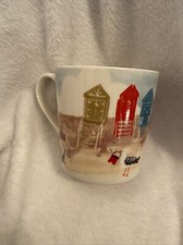 Marks & Spencers  M&S Fine China Beach Huts Mugs Seagull Sausage Dog
