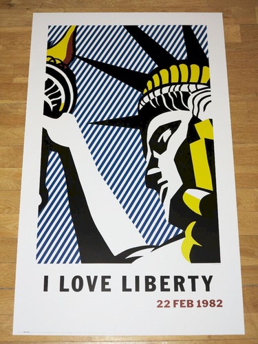 Roy lichtenstein poster i - roy, "i