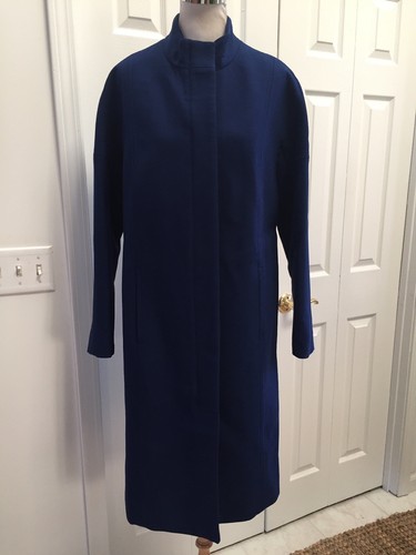 Cobalt blue coat full way - coat,