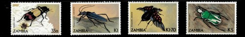 Zambia 1986 african beetles - zambia,