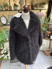 ICHI Faux Fur Coat size UK S