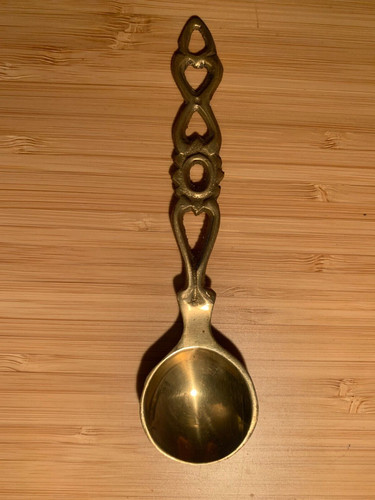 Vintage brass indian love - brass,