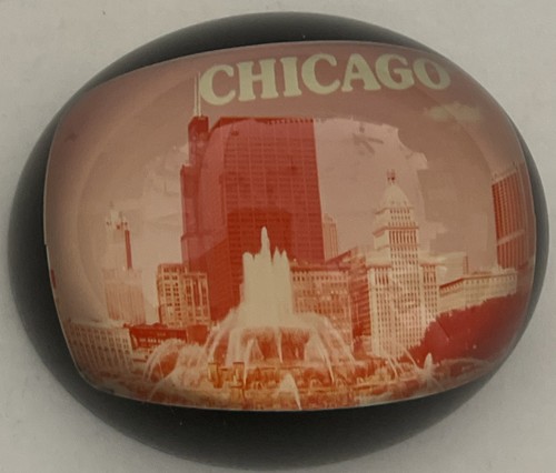 Chicago city skyline lucite - chicago,