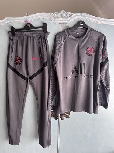 Nike psg full tracksuit grey - psg,