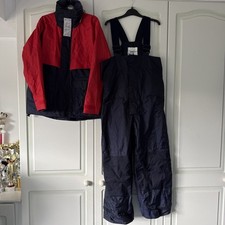 Windward Sailing Dry Coastal Salopettes Navy, High Trouser Waterproof Plus Coat