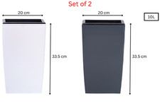 Planter Pots Tall Modern Decor