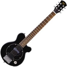 Pignose PGG-200 BK Mini Electric Guitar Black Built-in Amplifier 22 Frets w/Case