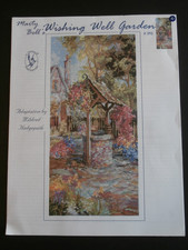 Marty Bell counted cross stitch chart - Wishing Well Garden  - Mildred Hedgepath