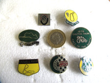 7 VINTAGE MOTORCYCLE ENAMEL