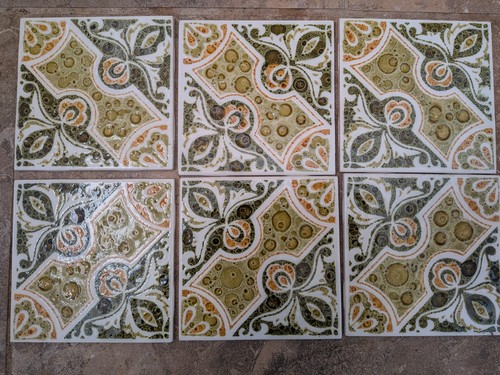 Square vintage tiles new - tiles,