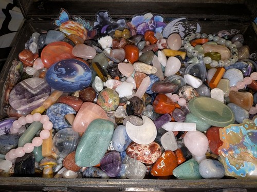Mixed gemstones crystals - ,