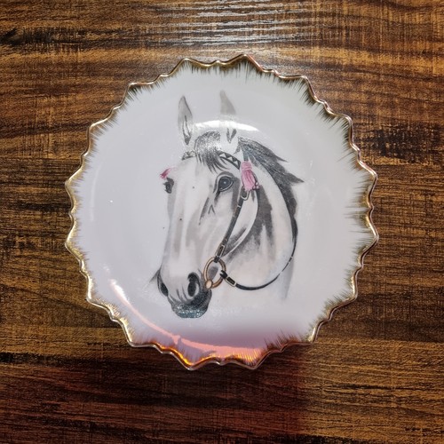 Decorative plate horse head - plate,horse,