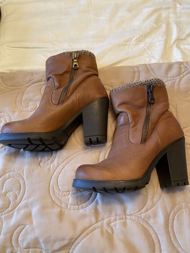 Fab steve madden - tan, leather