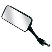 Racetech Single Seater Mirror - Convex Glass - Black - Left Hand Side