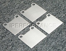 Titanium Brake Pad Shim Heat