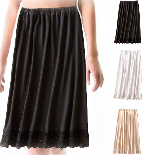 Women lace long petticoat - women's,