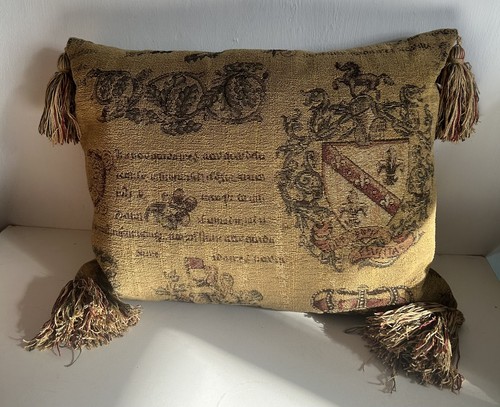 Tapestry cushion with - cushion,