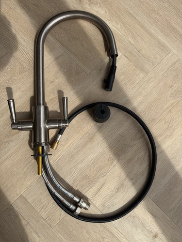 Howdens garda brushed nickel - brushed,