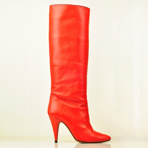 Vintage boots italian red - boots,