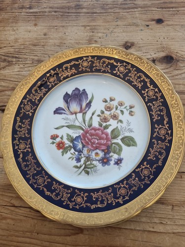 Limoges floral side plate - floral,