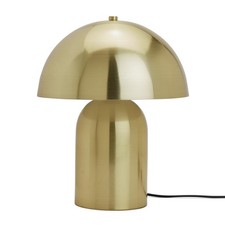 Table lamp brass steel - steel, habitat