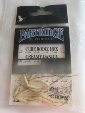 PARTRIDGE MAYFLY BODIES: TUBE BODIZ HEX CREAMY DANICA