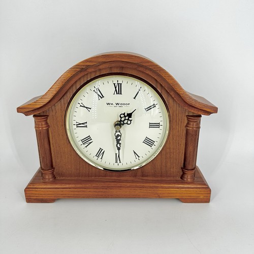 Widdop wooden mantel - wm, clock
