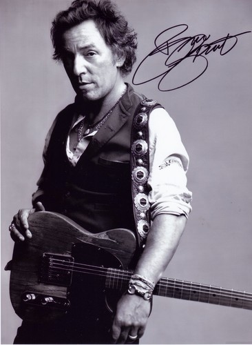 Bruce springsteen autograph - bruce,