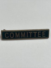 Vintage Committee Enamel Pin Badge