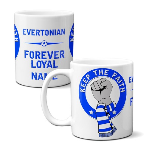 Personalised everton mug - personalised,