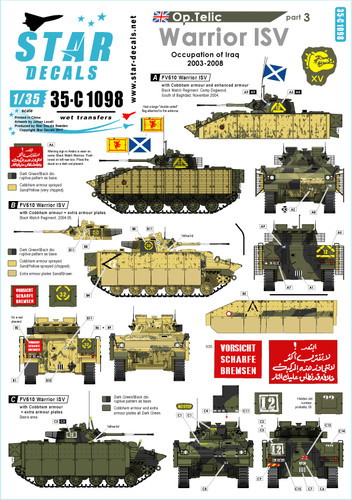 Star decals scale 35 - star, 1/35