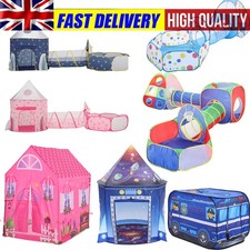 Kids Pop Up Crawl Tunnel Tube Play Tent Toy IndoorOutdoor Garden Game Playground