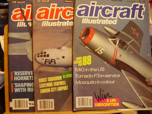 Job lot aviation mags - lot,