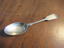Silver teaspoon marked Crown