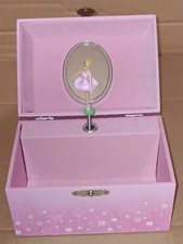 musical ballerina jewellery box Complete With Mirror In The interior Of The Lid