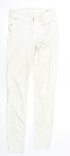 Zara womens white skinny - womens,