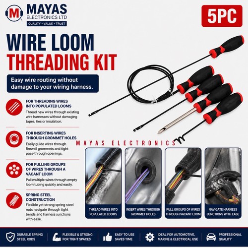 5pc automotive wiring loom - automotive,