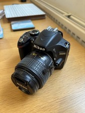 Nikon D3200 Digital SLR Camera 24.2MP Black Body with Battery and Charger