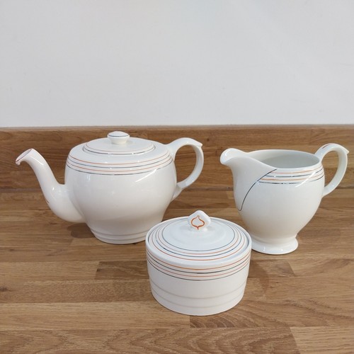 Art deco newhall teapot - art, milk