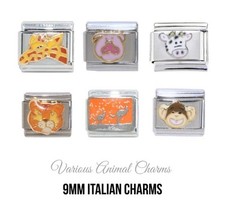 Land animals  9mm Italian Charm - Fits 9mm Italian charm bracelets